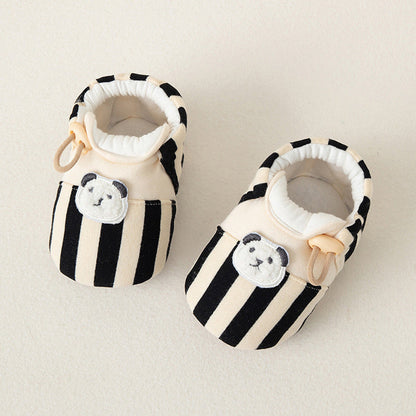 MyKids-USA® Baby Unisex Cute Color Patchwork Thicken Toddler Soft-Sole Walking Shoes