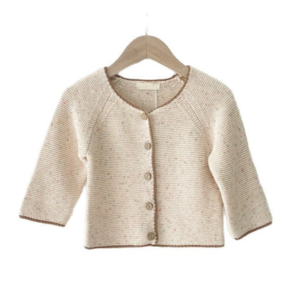 MyKids-USA® Baby Kids Unisex Colorful Dots Pattern Knitted Cardigan Sweater