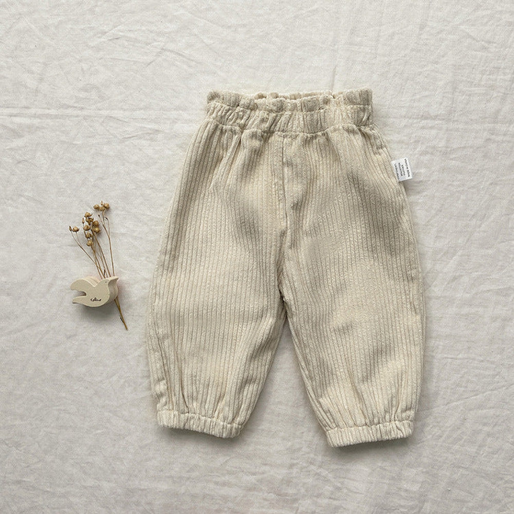 MyKids-USA® Baby Unisex Corduroy Solid Color Pants