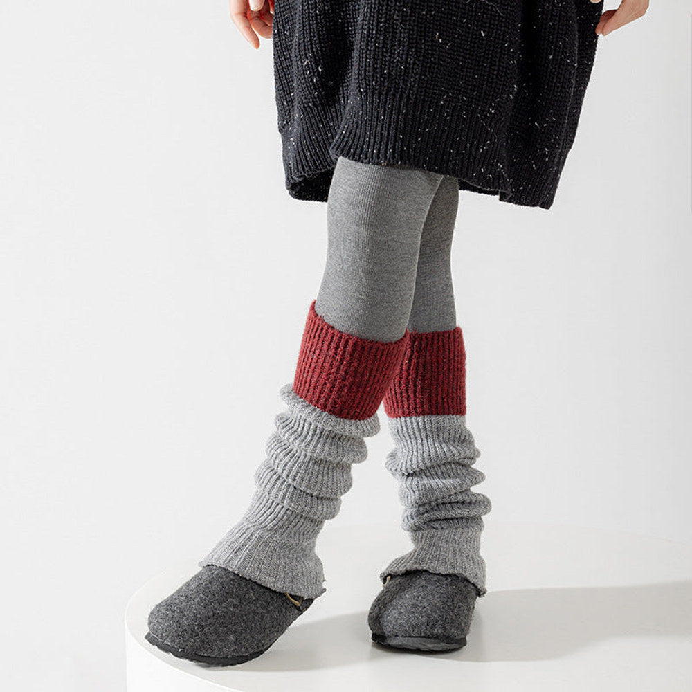 MyKids-USA® Baby Kids Girls Breathable Color Patchwork Legs Sleeves Socks