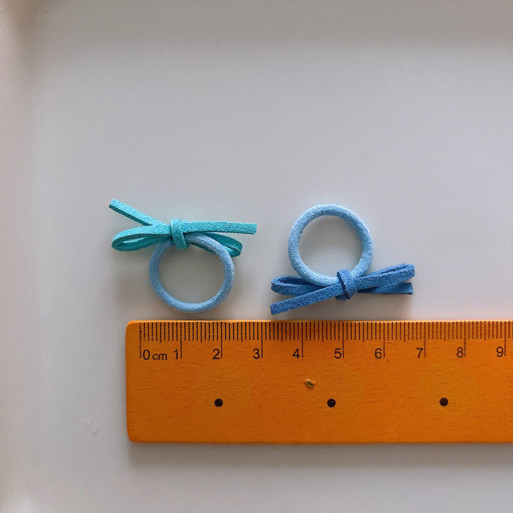 MyKids-USA® Collection of 10 Versatile Sweet Butterfly-bow Pattern Hair Ties