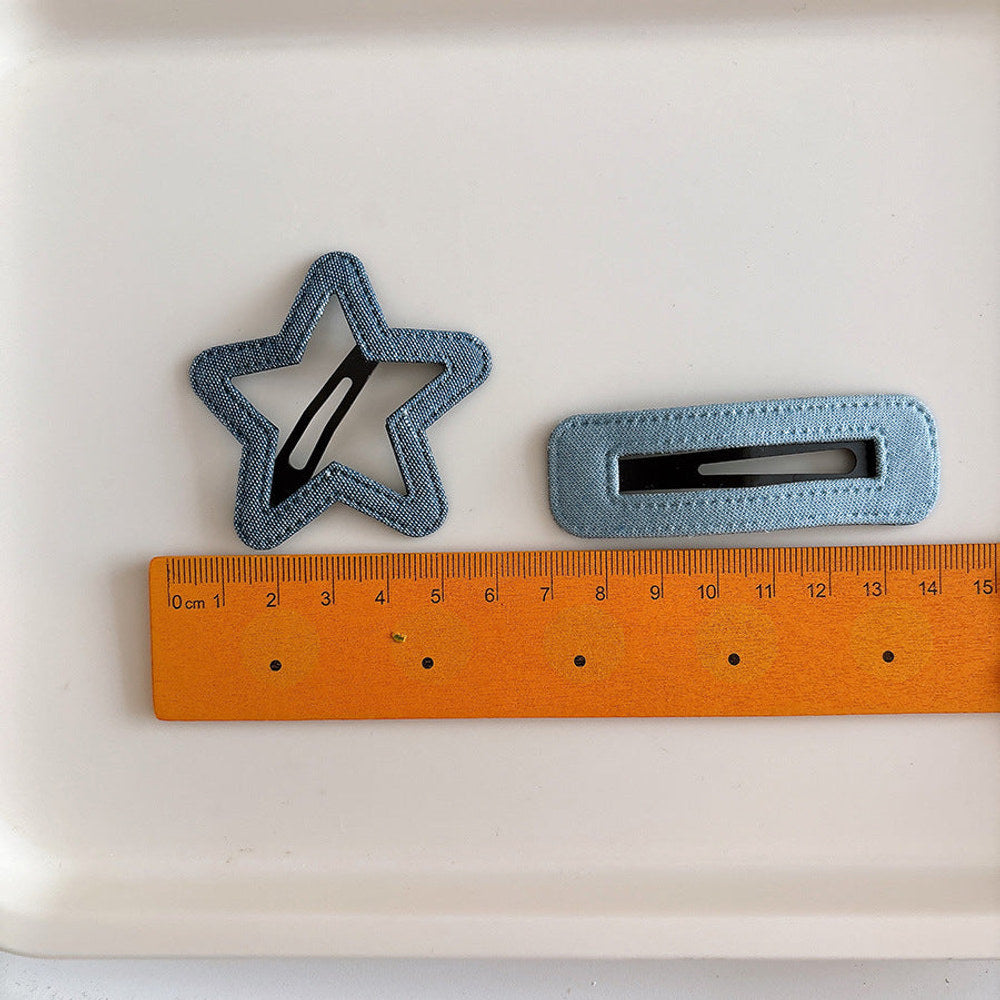 MyKids-USA® Collection of 2 Versatile Geometric Pattern Hair Clips