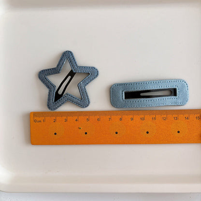 MyKids-USA® Collection of 2 Versatile Geometric Pattern Hair Clips