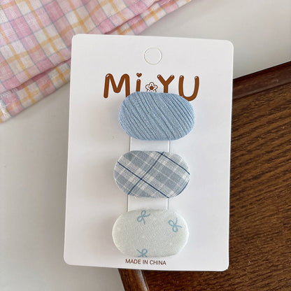 MyKids-USA® Collection of 3 Versatile Cute Pattern Hair Clips