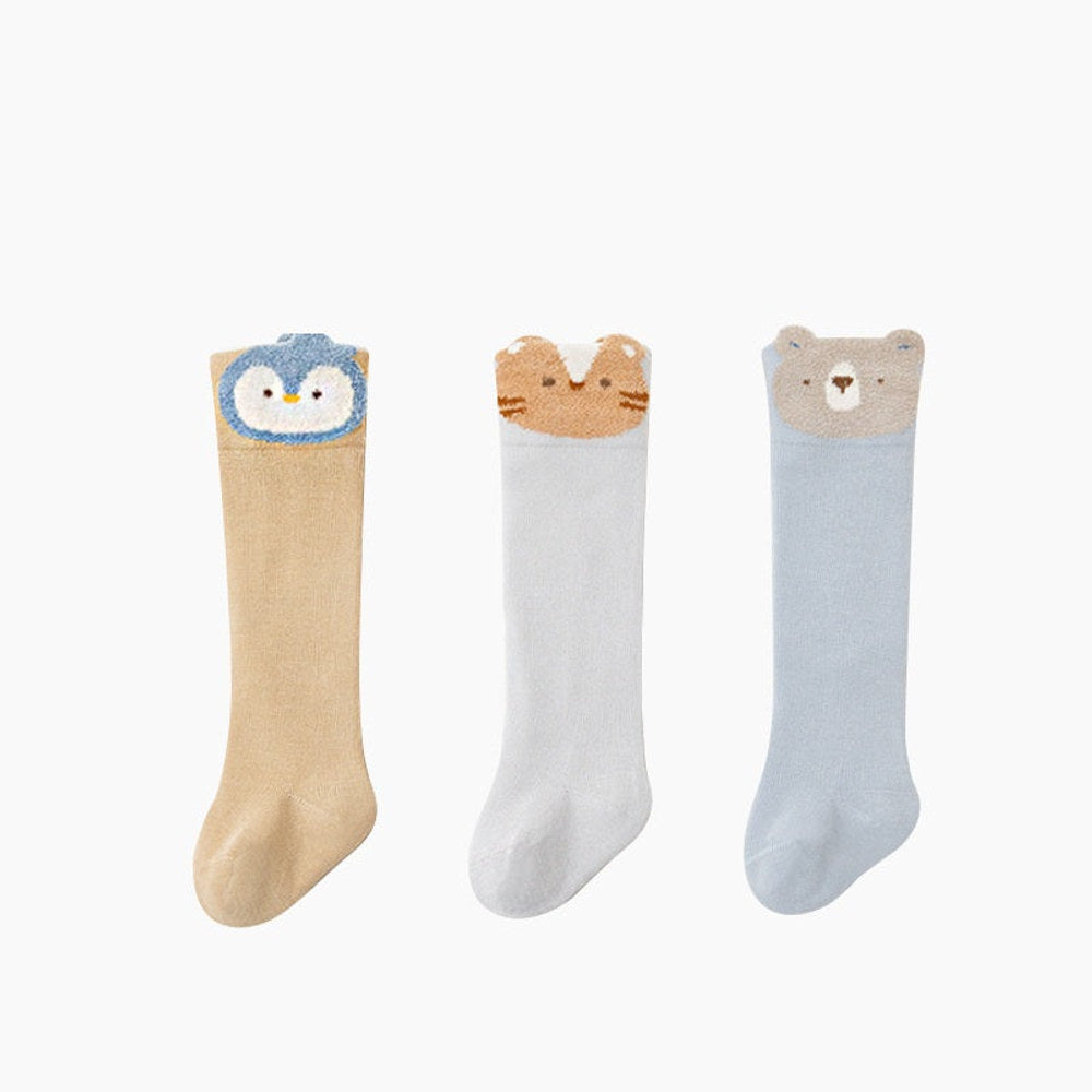 MyKids-USA® Baby Boys and Girls Cute Cartoon Pattern Socks 1 Lot=3-Pair Set