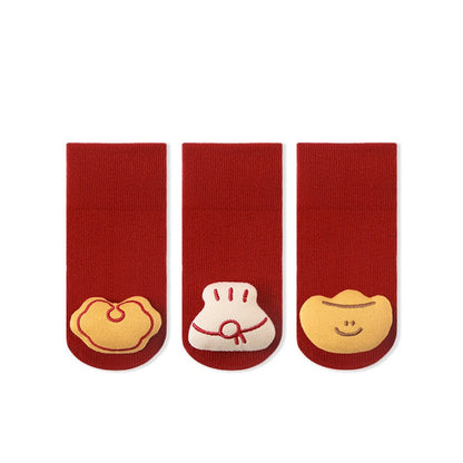 MyKids-USA® Baby Boys and Girls Cute Cartoon Pattern Socks 1 Lot=3-Pair Set