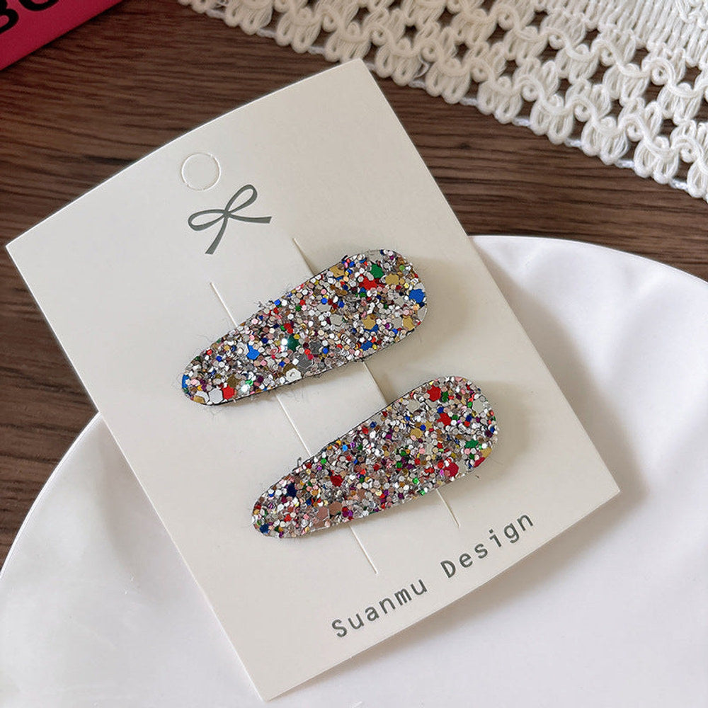 MyKids-USA® Collection of 2 Versatile Sequin Hair Clips