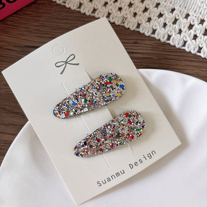 MyKids-USA® Collection of 2 Versatile Sequin Hair Clips