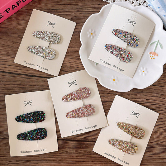 MyKids-USA® Collection of 2 Versatile Sequin Hair Clips
