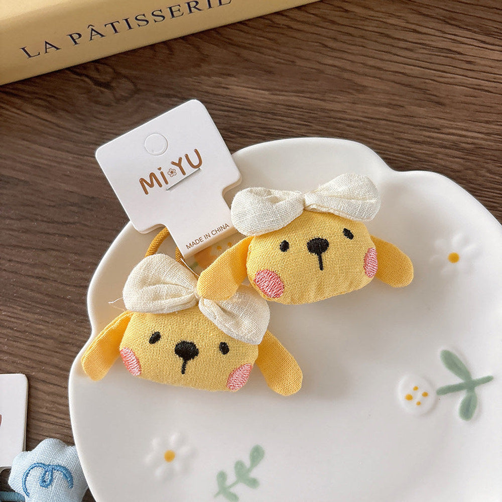 MyKids-USA® Collection of 2 Versatile Animals Cartoon Hair Ties