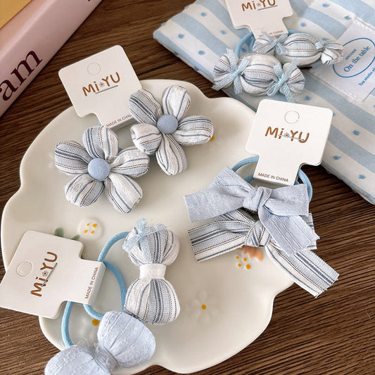 MyKids-USA® Collection of 2 Versatile Geometric Hair Ties