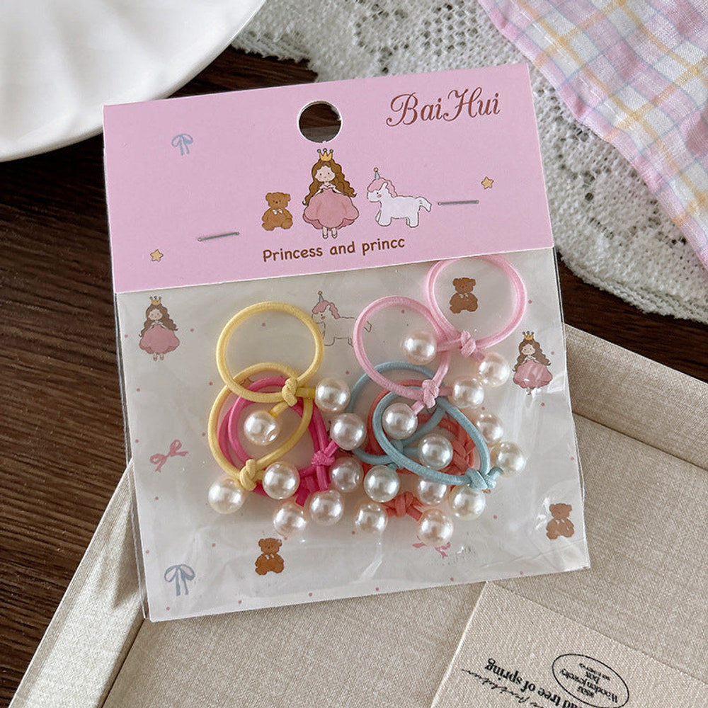 MyKids-USA® Collection of 10 Versatile Beaded Hair Ties