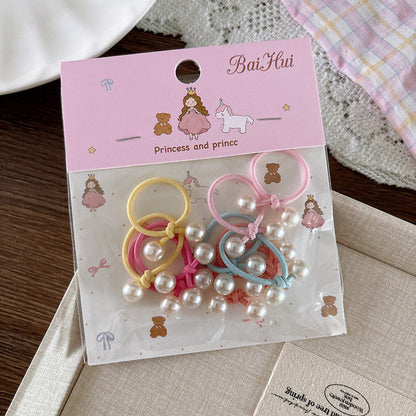 MyKids-USA® Collection of 10 Versatile Beaded Hair Ties