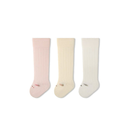 MyKids-USA® Baby Unisex Breathable Simple Cartoon Pattern Cute Stockings 3-Pair Set