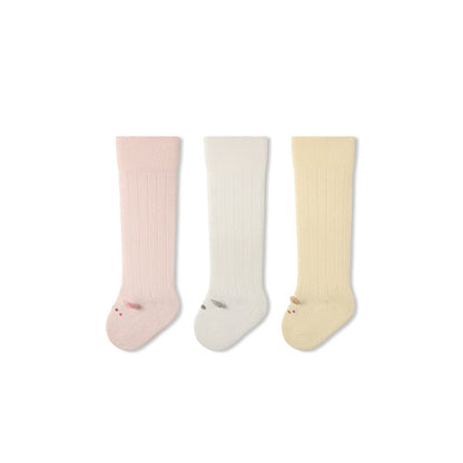 MyKids-USA® Baby Unisex Breathable Simple Cartoon Pattern Cute Stockings 3-Pair Set