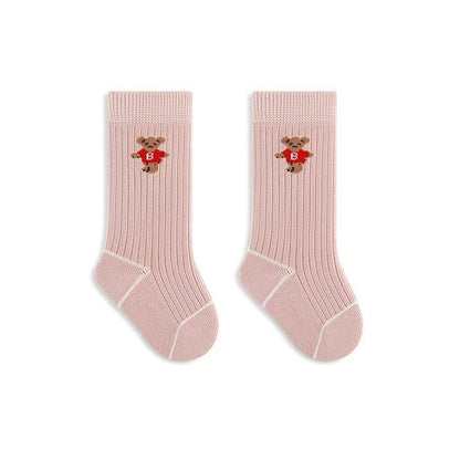 MyKids-USA® Baby Unisex Breathable Teddy Bears Cartoon Pattern Socks