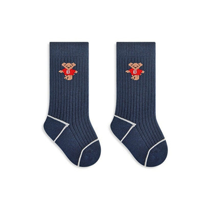 MyKids-USA® Baby Unisex Breathable Teddy Bears Cartoon Pattern Socks