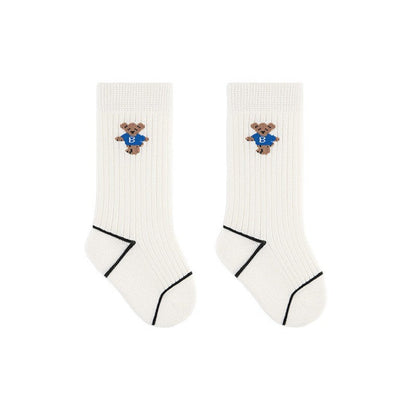 MyKids-USA® Baby Unisex Breathable Teddy Bears Cartoon Pattern Socks