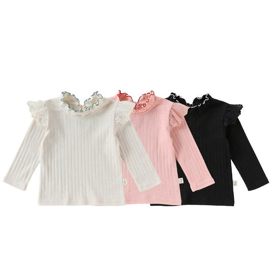 MyKids-USA® Baby Kids Girls Solid Color Top