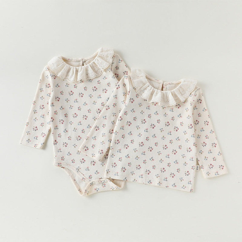 MyKids-USA® Baby Kids Girls Floral Bodysuit