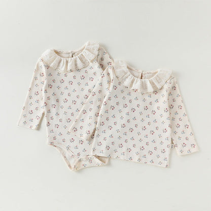 MyKids-USA® Baby Kids Girls Floral Bodysuit