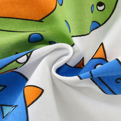 MyKids-USA® Spring and Autumn Boys Cartoon Dinosaur Pattern Long Sleeves Top and Pants Clothing Set