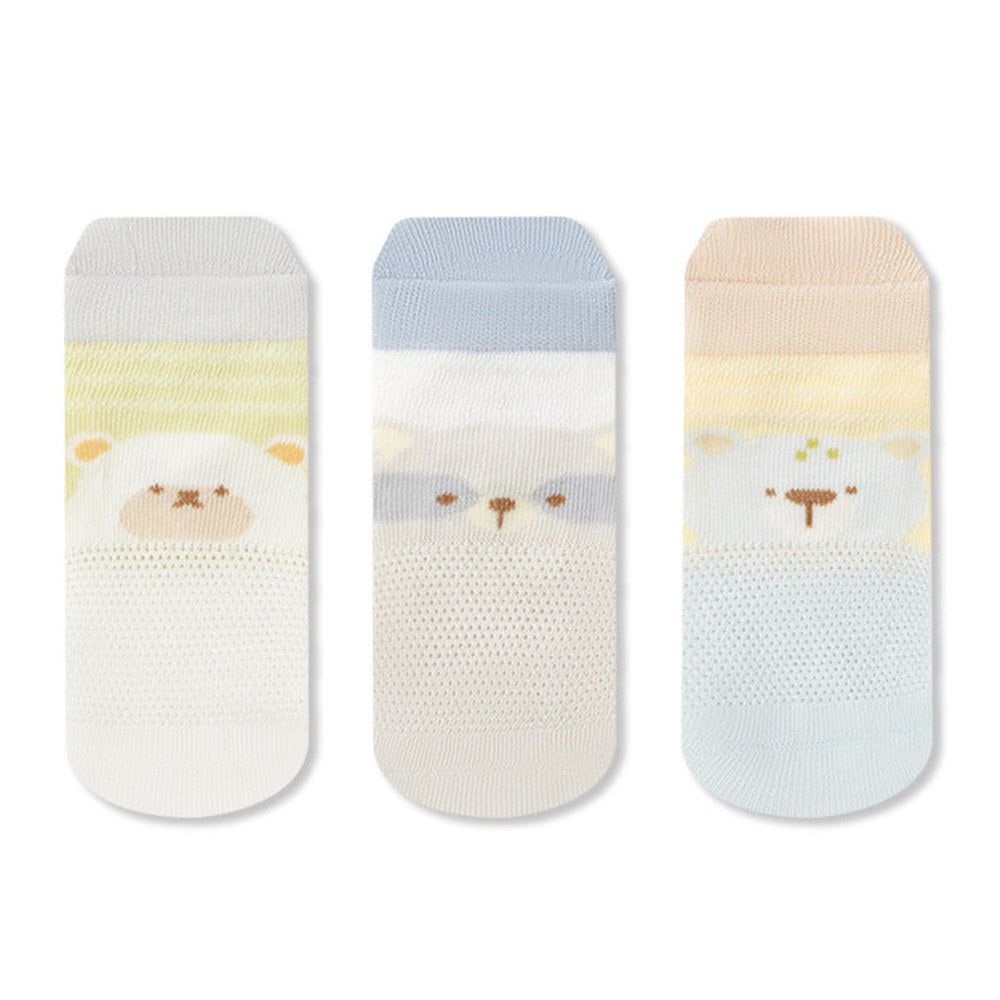 MyKids-USA® Baby Boys and Girls Cute Animals Cartoon Pattern Socks 1 Lot=3-Pair Set