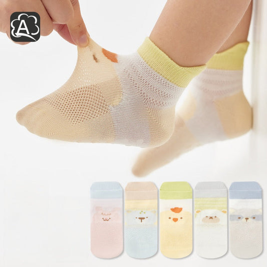 MyKids-USA® Baby Boys and Girls Cute Animals Cartoon Pattern Socks 1 Lot=3-Pair Set
