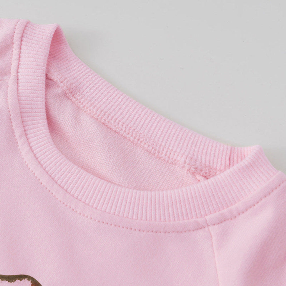 MyKids-USA® Autumn and Spring Arrival Long Sleeves Animals Cartoon Pattern Top for Stylish Girls