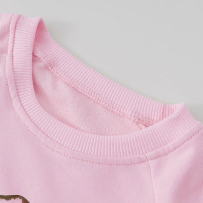 MyKids-USA® Autumn and Spring Arrival Long Sleeves Animals Cartoon Pattern Top for Stylish Girls