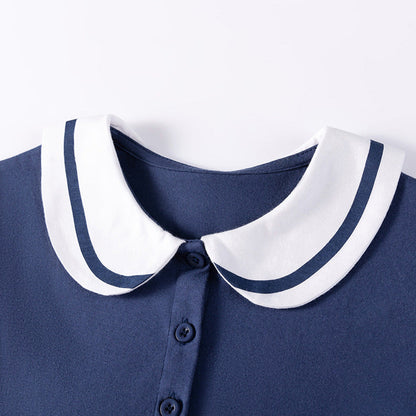 MyKids-USA® Cartoon and Star Pattern Short Sleeves Dress for Stylish Girls