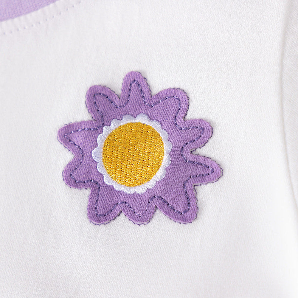 MyKids-USA® Summer Hot Selling Baby Kids Girls Short Sleeves Flowers Pattern T-shirt and Pants Clothing Set