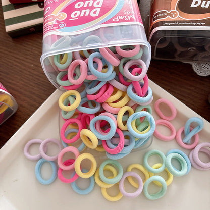 MyKids-USA® Collection of 100 Versatile Colorful Hair Ties
