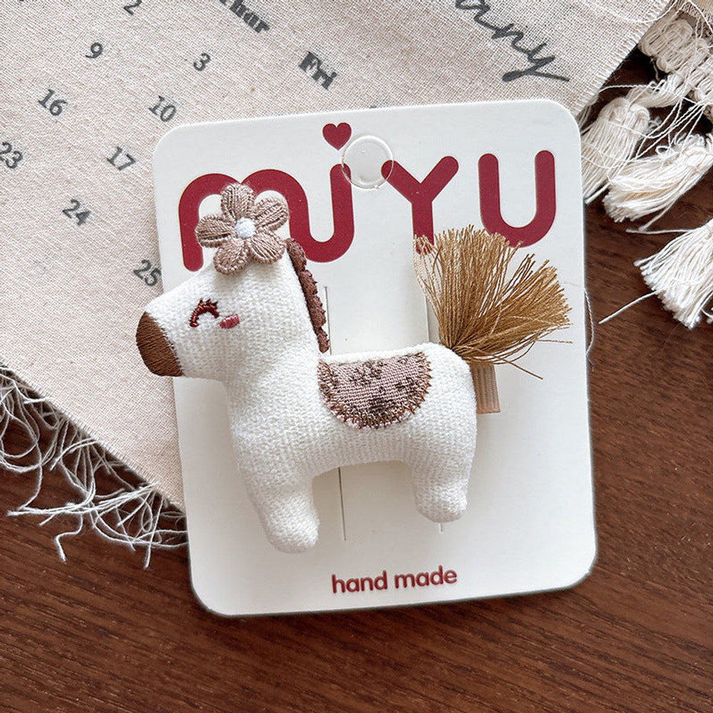 MyKids-USA® Cartoon Cartoon Cloth Design Hair Clips for Girls – Cute Style Side Hair Accessories