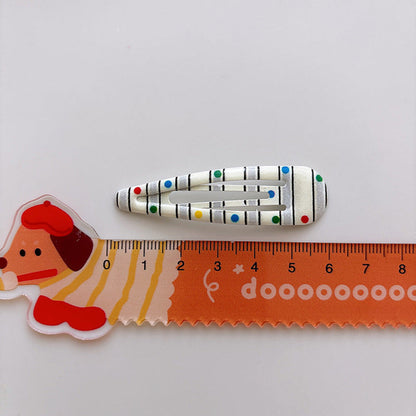 MyKids-USA® Collection of 4 Versatile Hollow-out Shape Dots Pattern Hair Clips