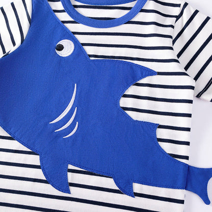 MyKids-USA® Baby Kids Boys Short Sleeves Cartoon Animals Pattern T-shirt and Shorts Clothing Set