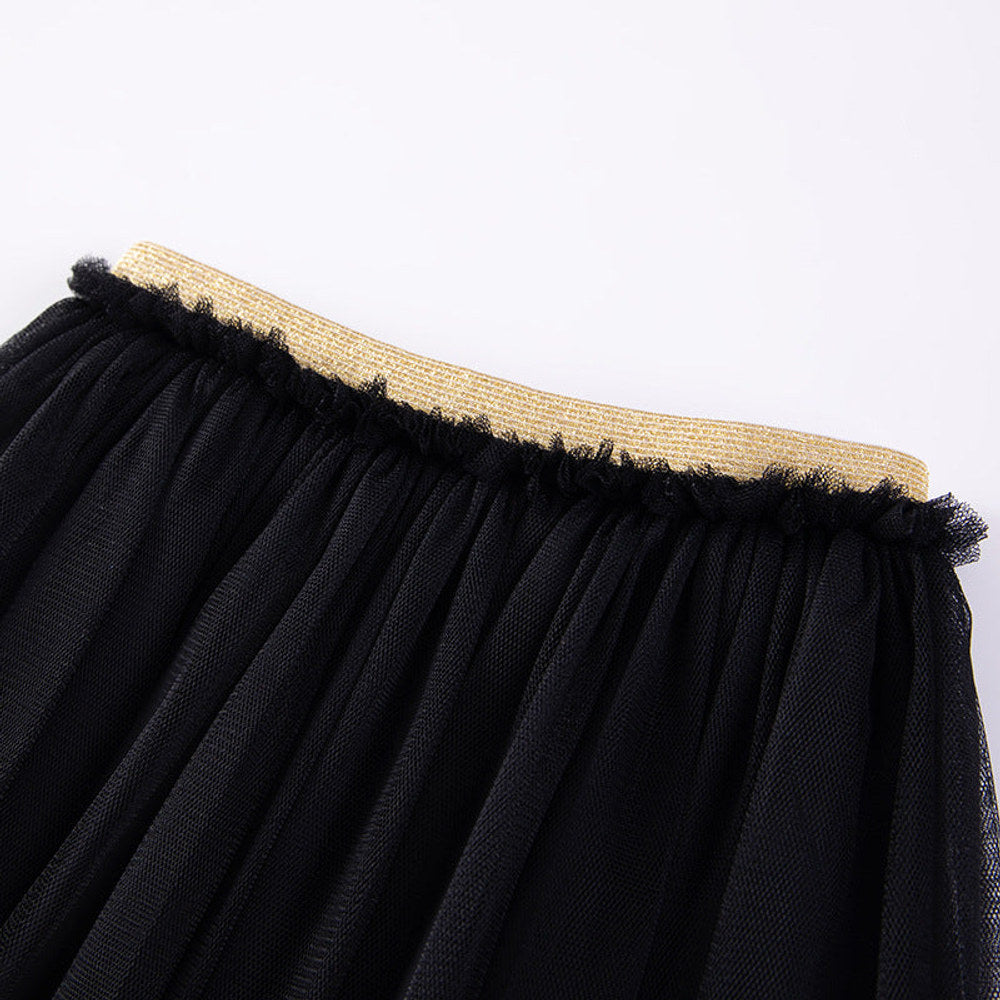 MyKids-USA® Baby Kids Girls Black Tulle Skirt