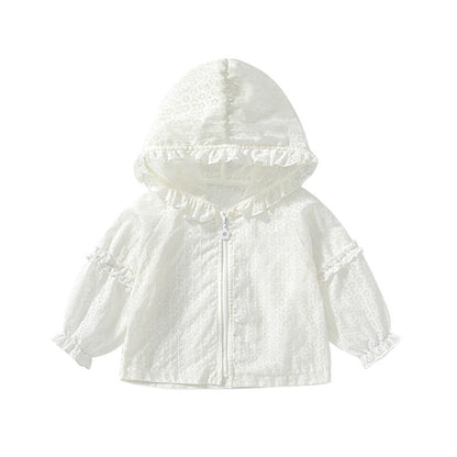 MyKids-USA® European and American Style Baby Kids Girls Flowers Pattern Solid Color Coat with Long Sleeves