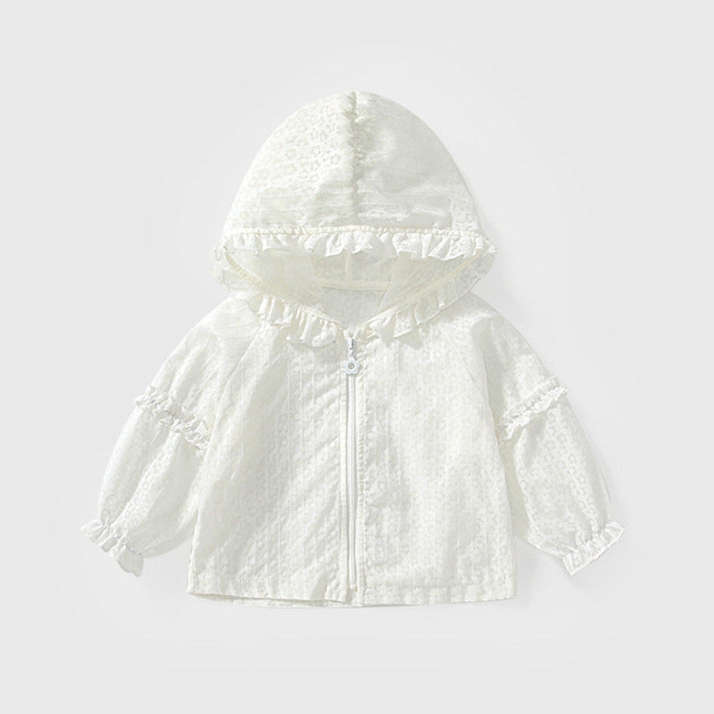MyKids-USA® European and American Style Baby Kids Girls Flowers Pattern Solid Color Coat with Long Sleeves