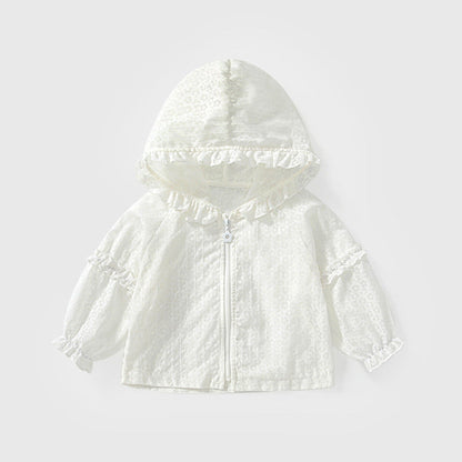 MyKids-USA® European and American Style Baby Kids Girls Flowers Pattern Solid Color Coat with Long Sleeves