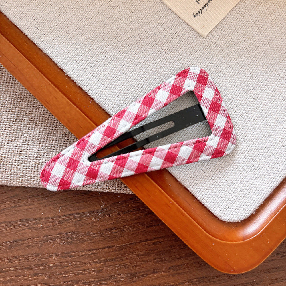 MyKids-USA® Versatile Hollow-out Shape Plaid Pattern Hair Clips