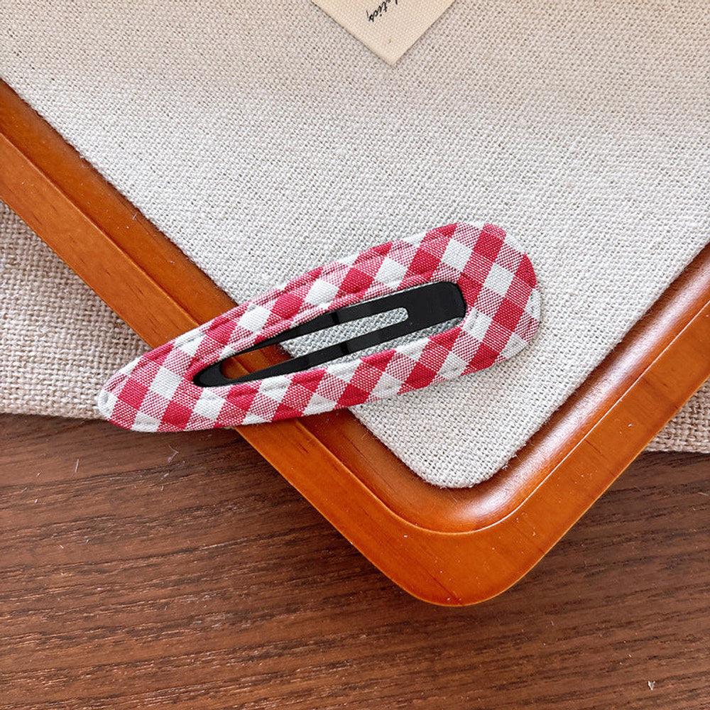 MyKids-USA® Versatile Hollow-out Shape Plaid Pattern Hair Clips
