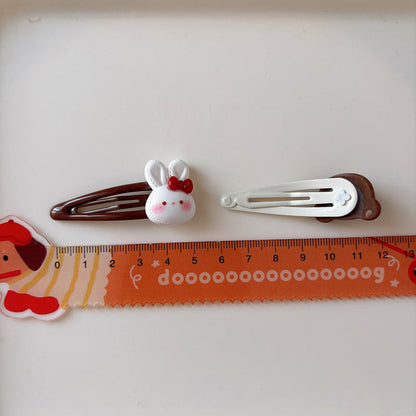 MyKids-USA® Collection of 5 or 10 Versatile Cute Shape Decorated Hair Ties and Hair Clips