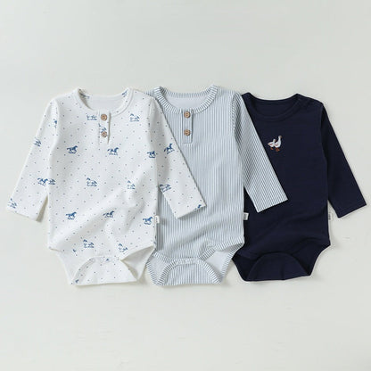 MyKids-USA® Baby Kids Boys and Girls Simple Pattern Bodysuit
