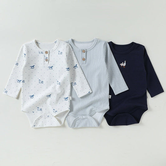 MyKids-USA® Baby Kids Boys and Girls Simple Pattern Bodysuit