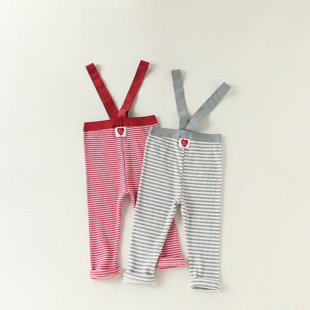 MyKids-USA® Baby Unisex Sleeveless Striped Pattern Rompers Overalls