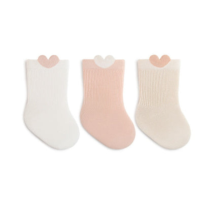 MyKids-USA® Baby Boys and Girls Cute Animals Cartoon and Hearts Pattern Socks 1 Lot=3-Pair Set