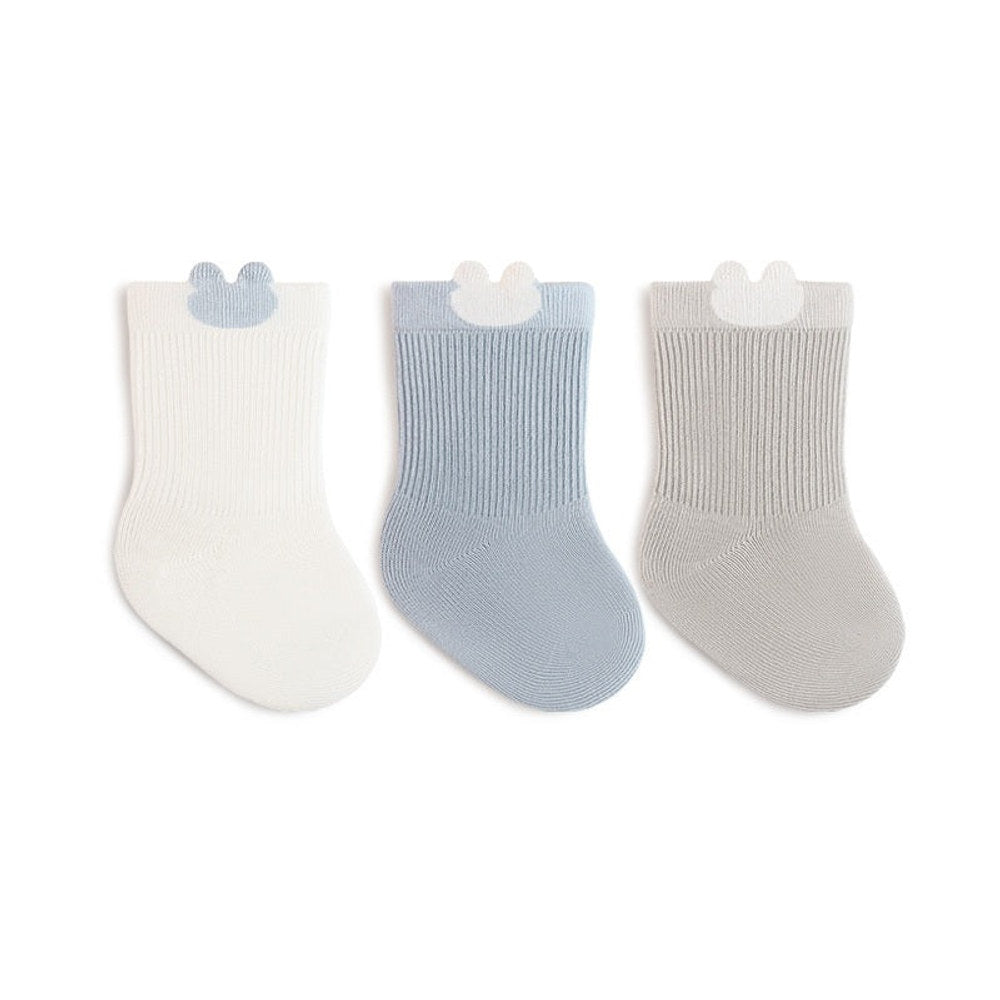 MyKids-USA® Baby Boys and Girls Cute Animals Cartoon and Hearts Pattern Socks 1 Lot=3-Pair Set