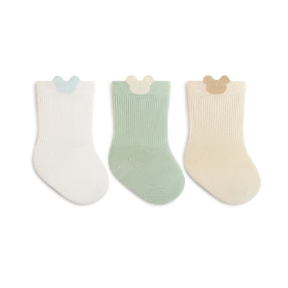 MyKids-USA® Baby Boys and Girls Cute Animals Cartoon and Hearts Pattern Socks 1 Lot=3-Pair Set