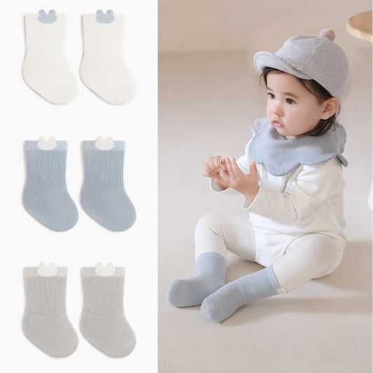 MyKids-USA® Baby Boys and Girls Cute Animals Cartoon and Hearts Pattern Socks 1 Lot=3-Pair Set